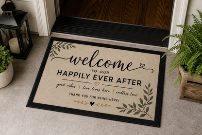 Custom Printed Doormat (600x400mm) | Personalised Welcome Mat | Indoor/Outdoor Entry Mat