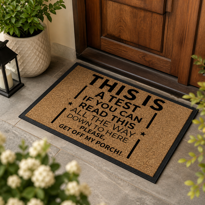 Custom Printed Doormat (600x400mm) | Personalised Welcome Mat | Indoor/Outdoor Entry Mat