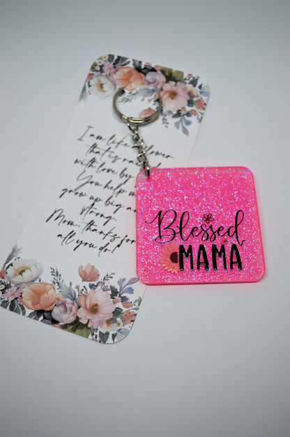 Mothers Day Acrylic Keyring 1