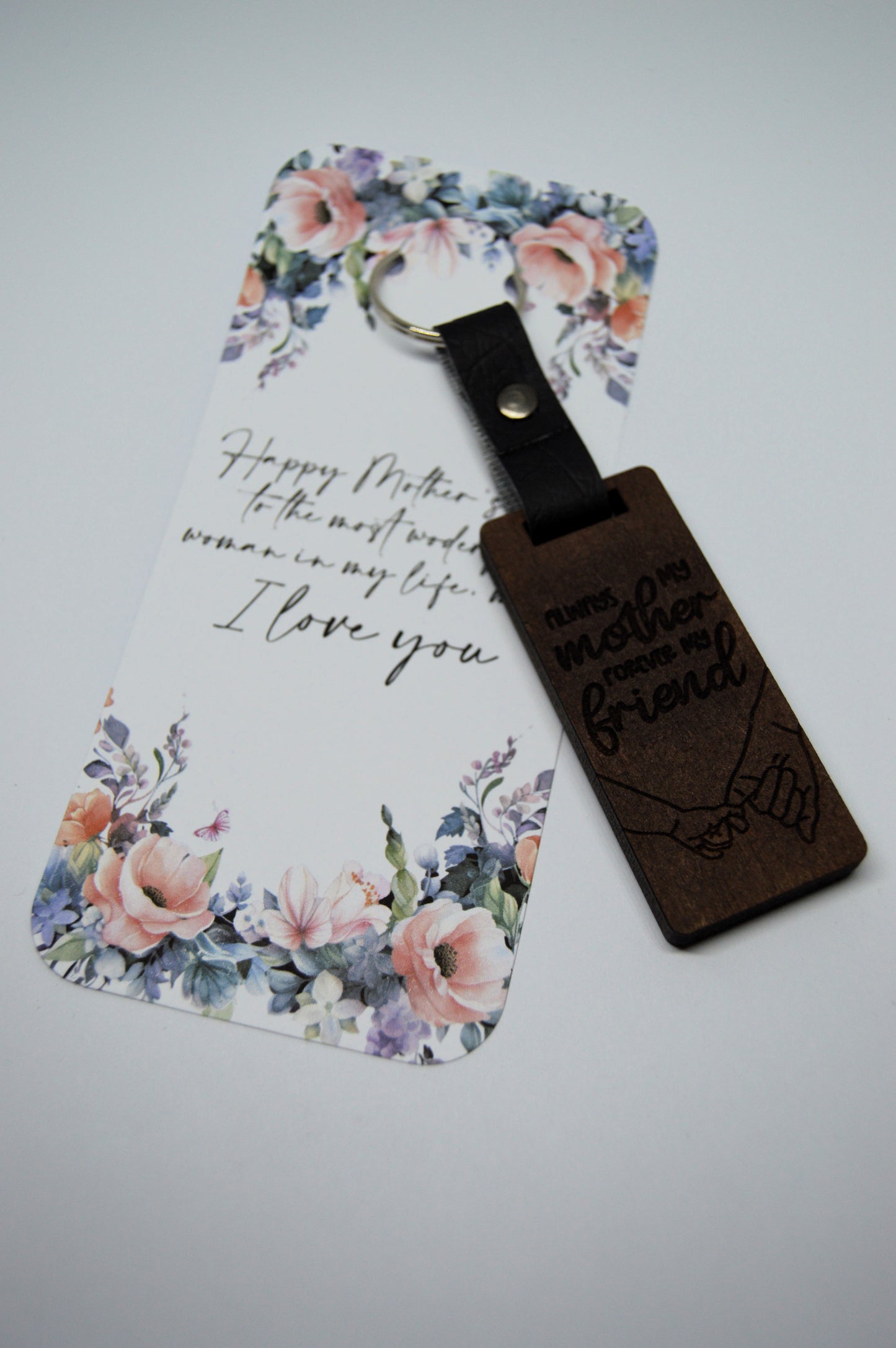Mothers Day Photo Frame keyring with Faux leather strap 3