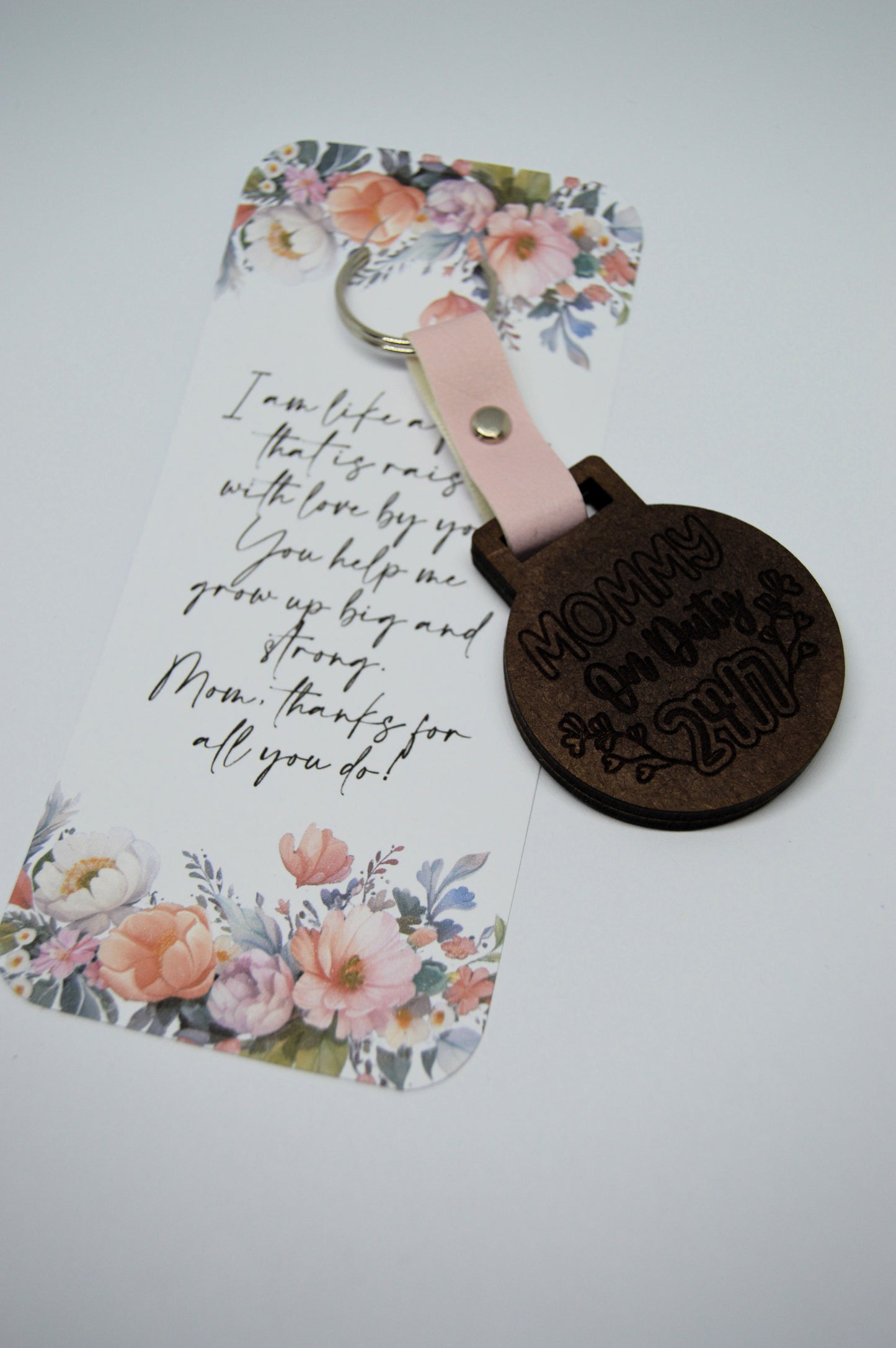 Mothers Day Photo Frame keyring with Faux leather strap 4