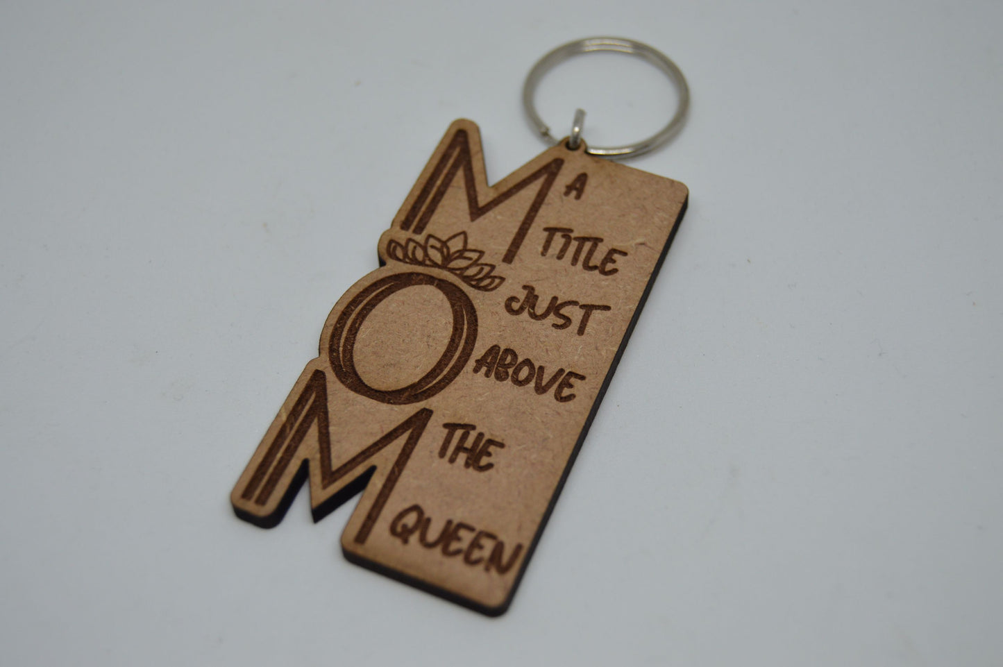 Keyring - Mom, A title just above the queen