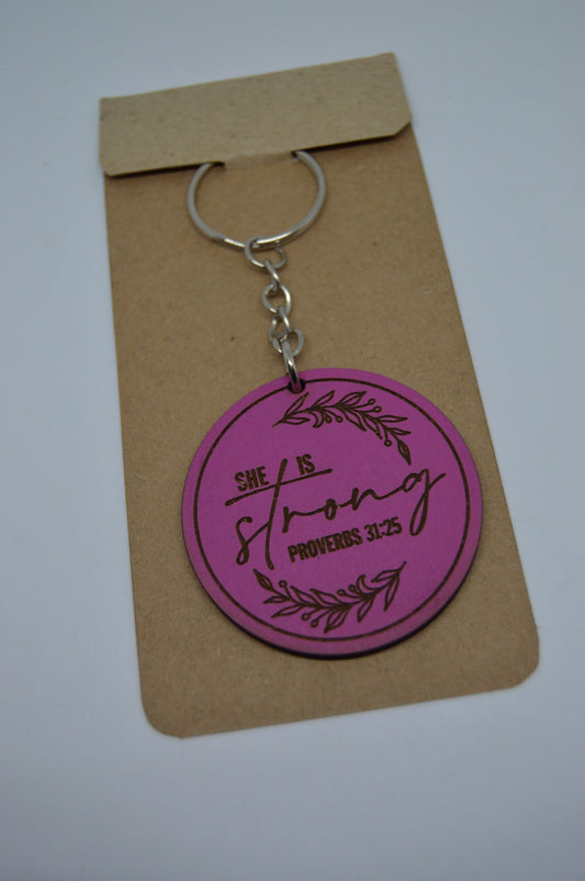 Keyring - She is strong