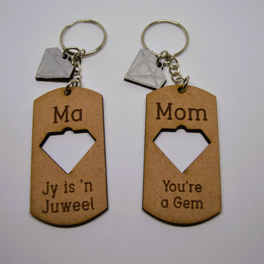Keyring - Mom, You're a Gem