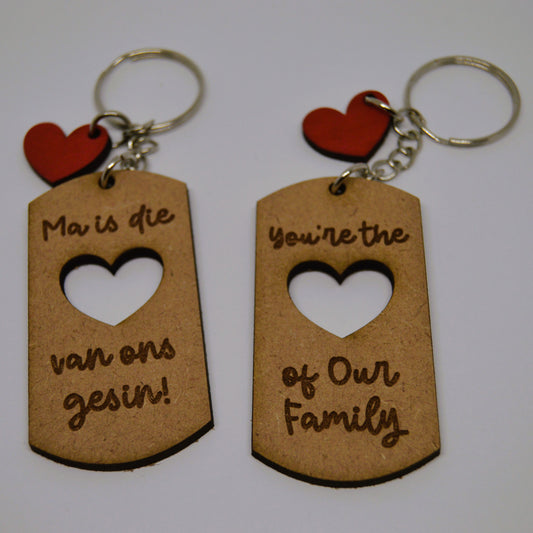 Keyring - You're the heart of our family