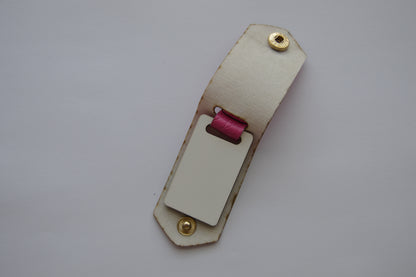 Leatherette Photo Keyring