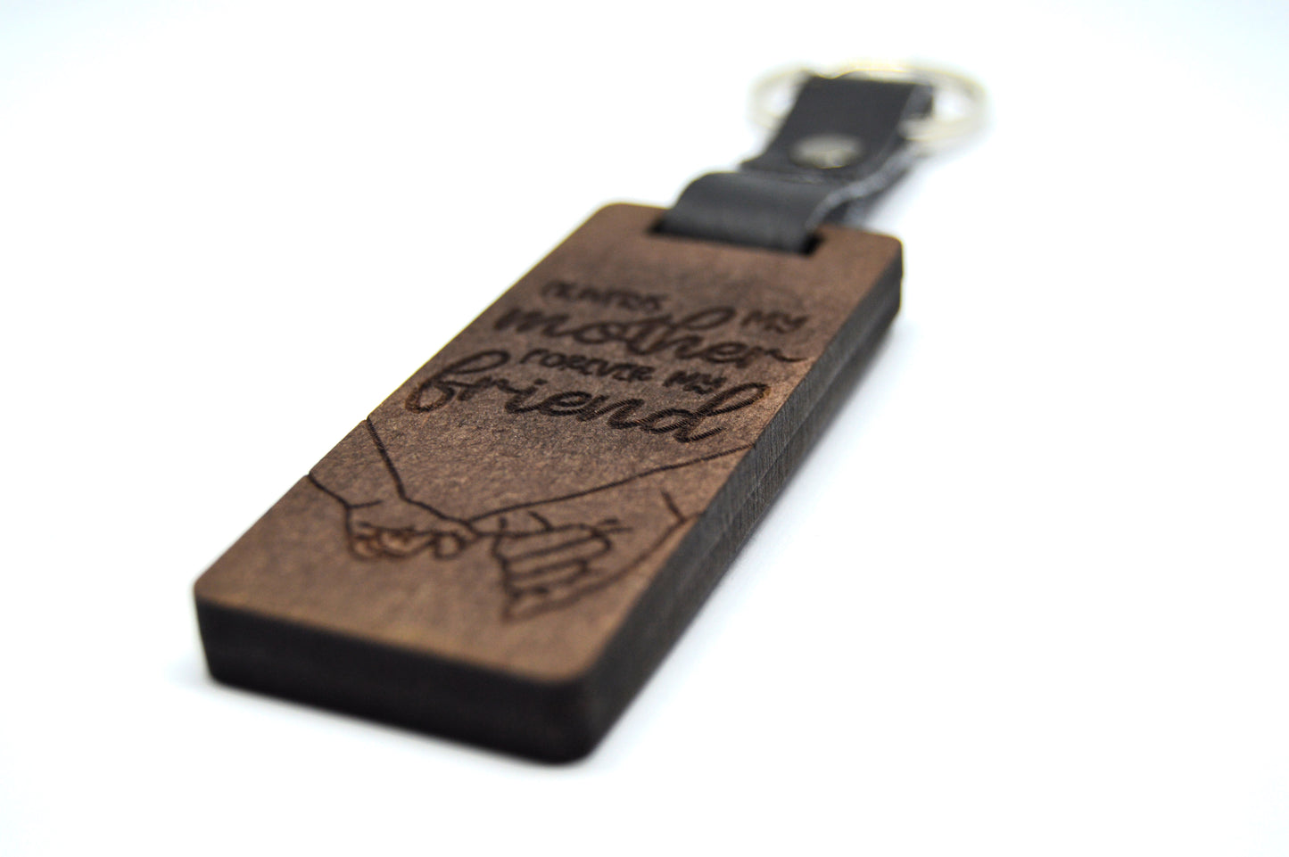 Mothers Day Photo Frame keyring with Faux leather strap 3