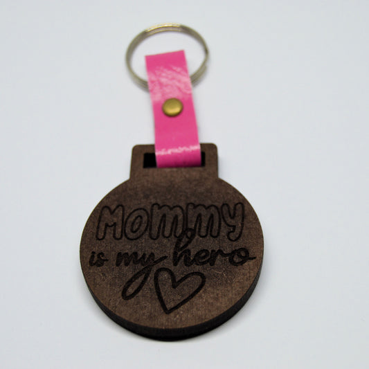 Mothers Day Photo Frame keyring with Faux leather strap 7