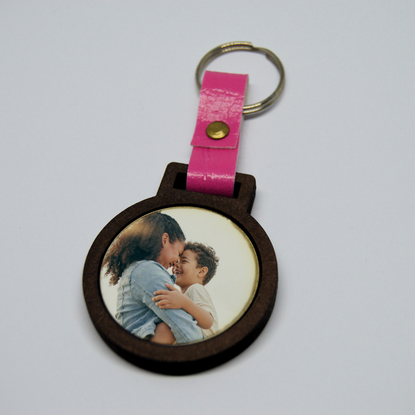 Mothers Day Photo Frame keyring with Faux leather strap 7