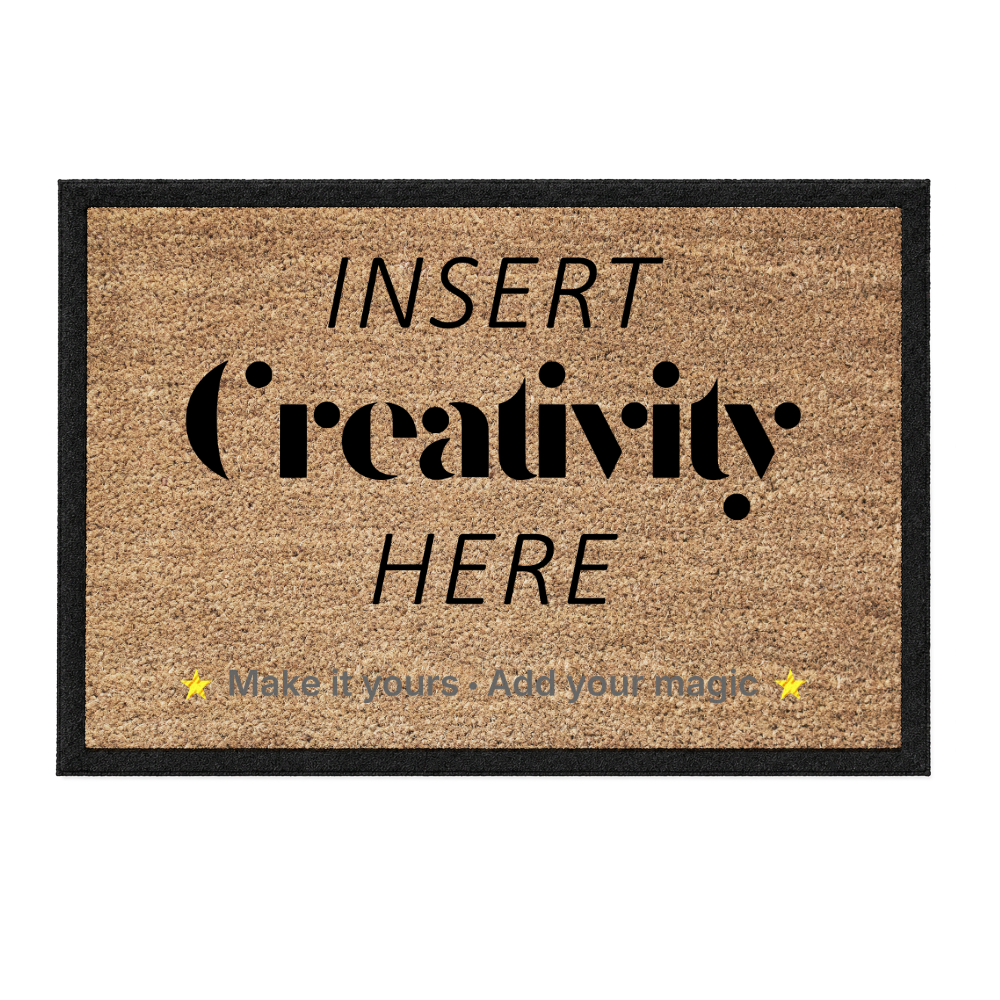 Custom Printed Doormat (600x400mm) | Personalised Welcome Mat | Indoor/Outdoor Entry Mat