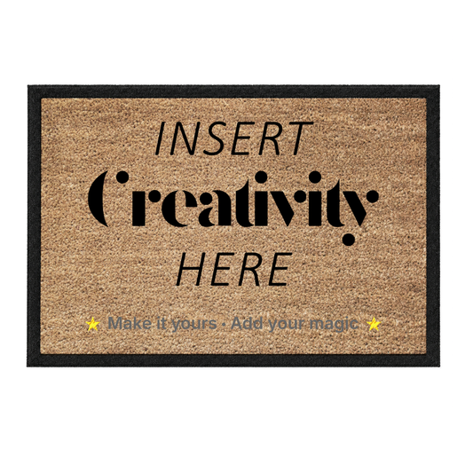 Custom Printed Doormat (600x400mm) | Personalised Welcome Mat | Indoor/Outdoor Entry Mat