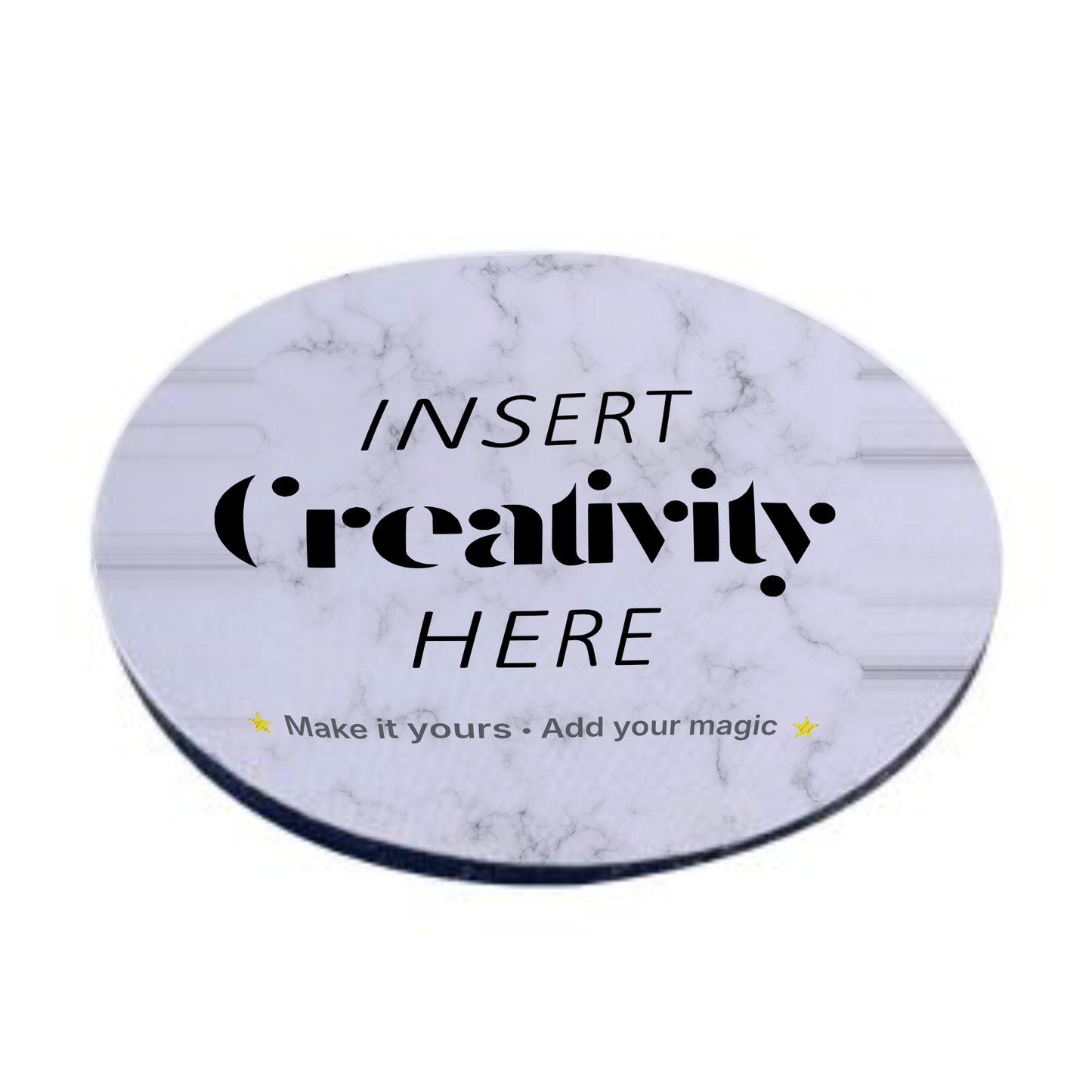 Custom Printed Round Fabric Mousepad – Soft, Durable & Personalised Design