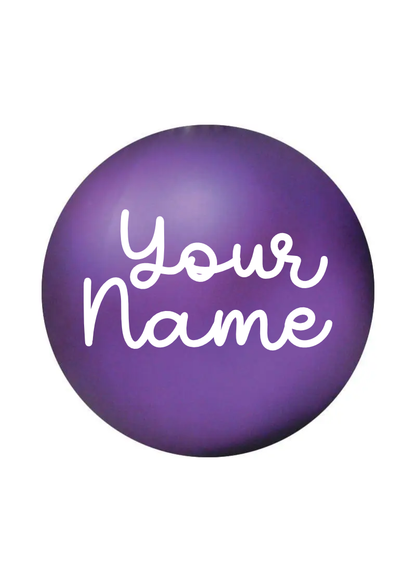 Personalised Christmas Bauble with Custom Vinyl Name