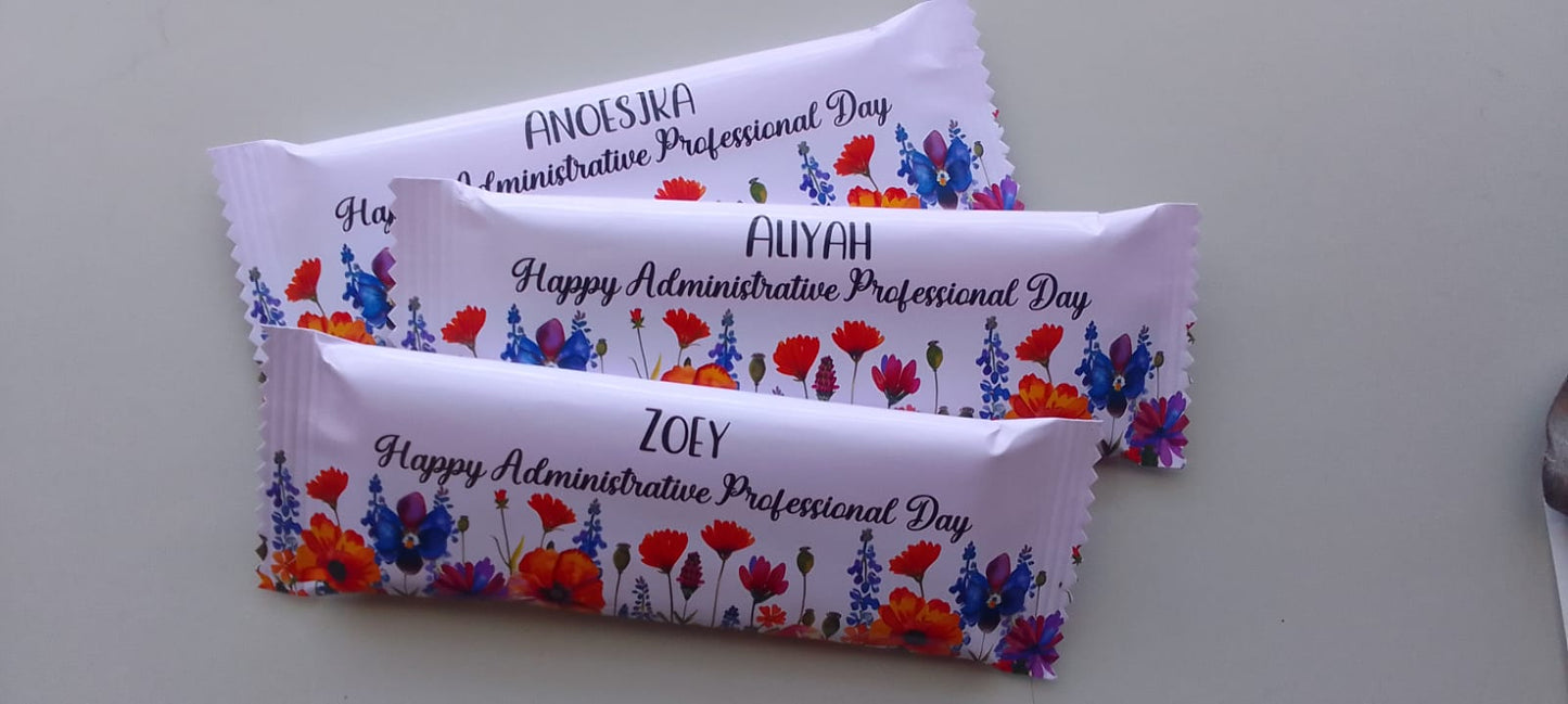 Personalised 80g Chocolate Slab with Custom Wrapper – Sweet Branded Gift