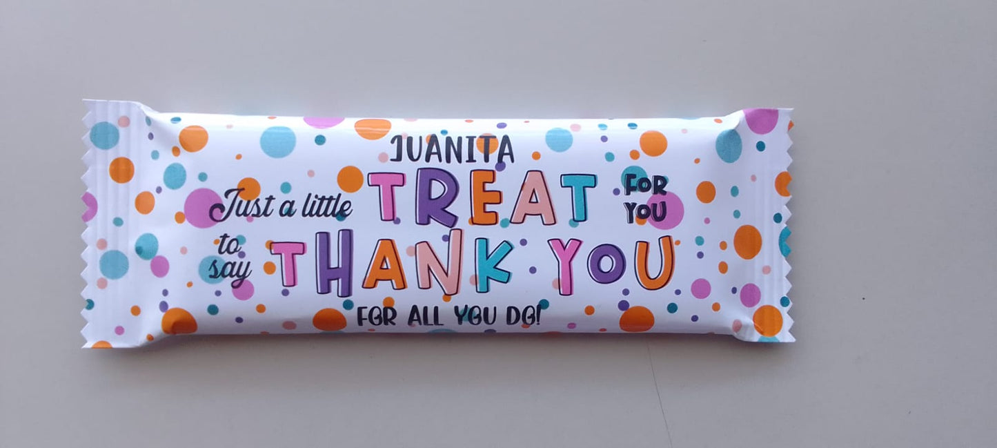 Personalised 80g Chocolate Slab with Custom Wrapper – Sweet Branded Gift