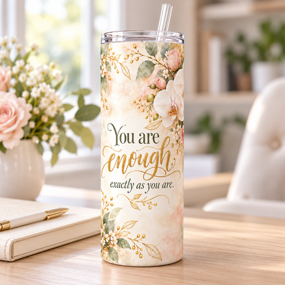Already Enough 20oz Tumbler – desk view