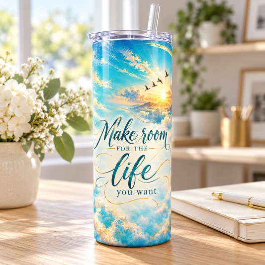 Boundless Possibility 20oz Tumbler – desk view