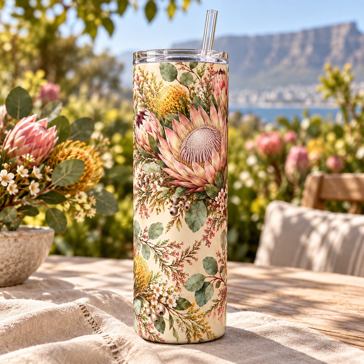 Cape Fynbos 20oz Tumbler – lifestyle view