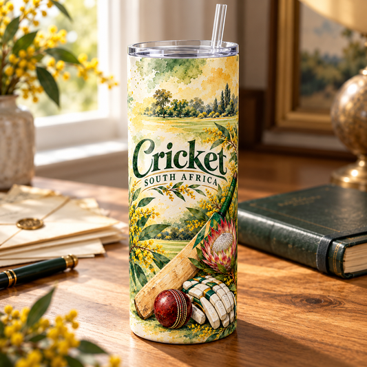 Cricket Heritage 20oz Tumbler – desk view