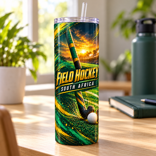 Field Hockey Drive 20oz Tumbler – desk view