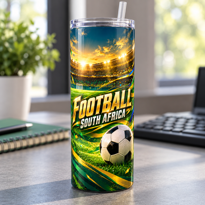 Football Stadium 20oz Tumbler – desk view