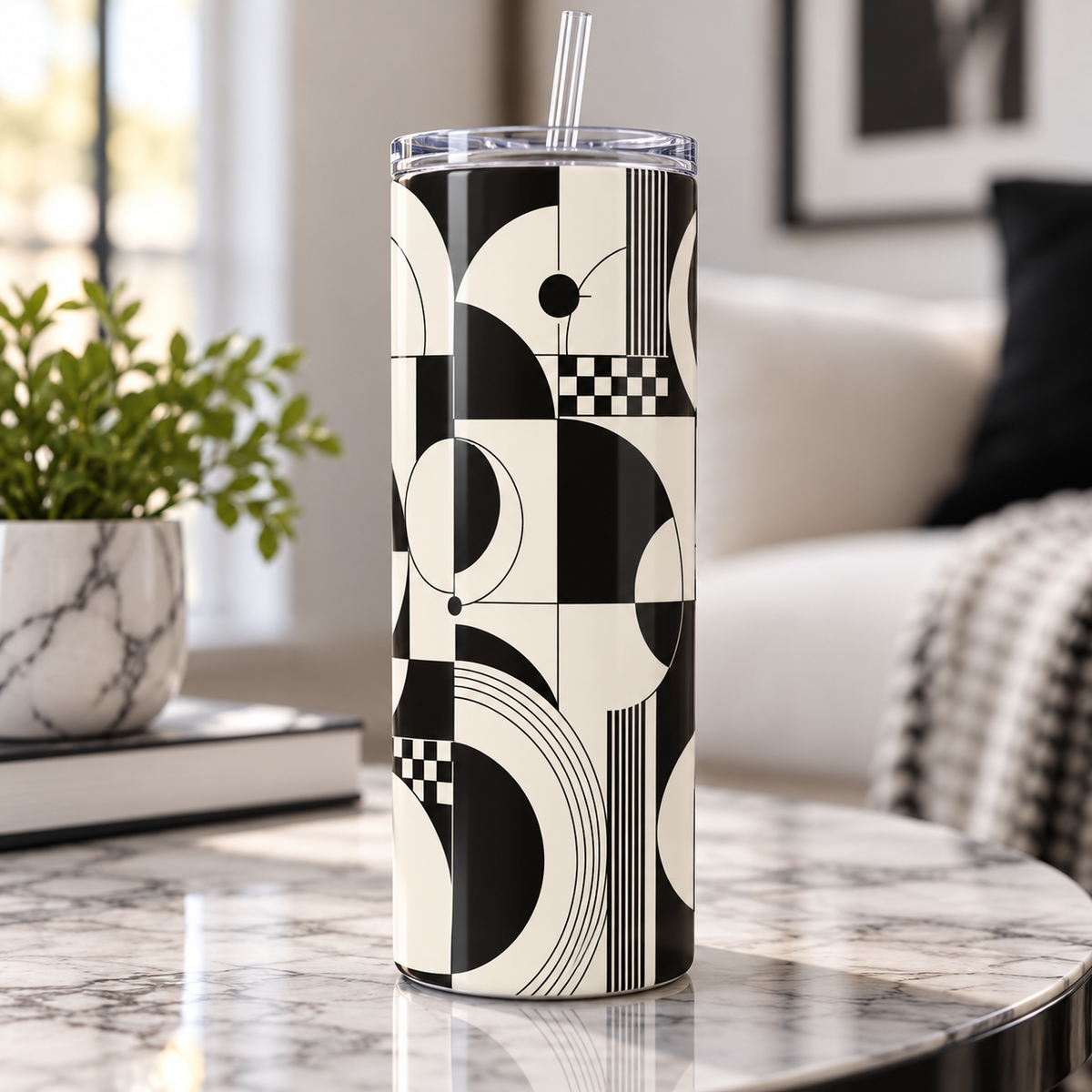 Monochrome Studio 20oz Tumbler – lifestyle view