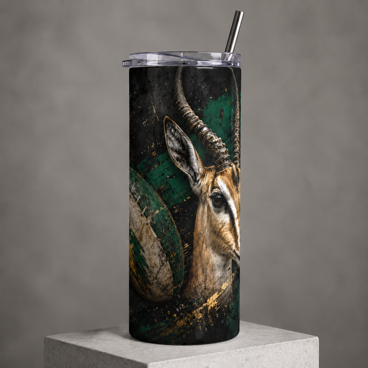 Rugged Springbok Rugby – 20oz Tumbler product mockup