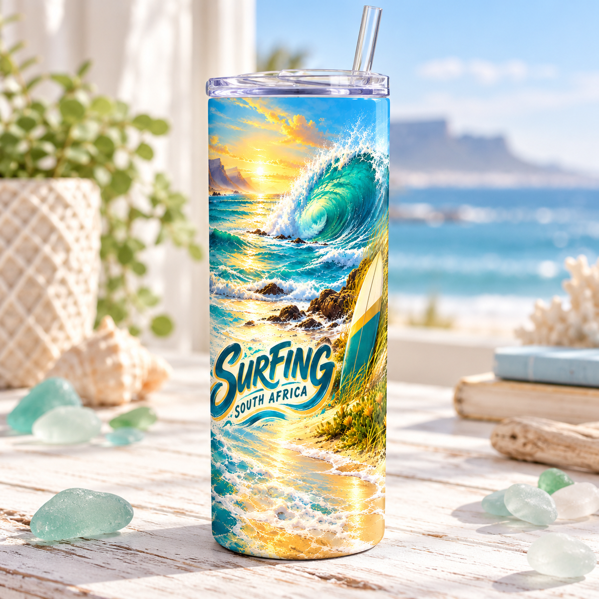 Surf Coast Spirit 20oz Tumbler – desk view