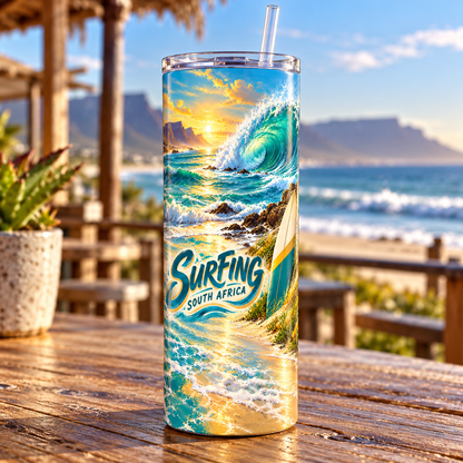 Surf Coast Spirit 20oz Tumbler – lifestyle view