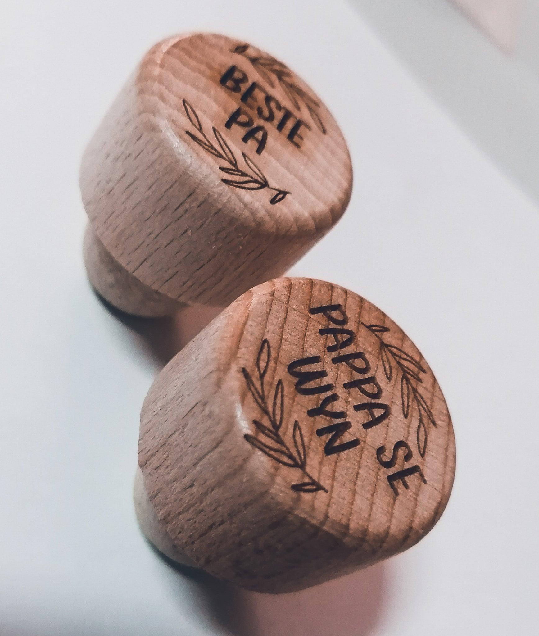Cork Stopper - Engraved - But Why Not - Personalized Gifts