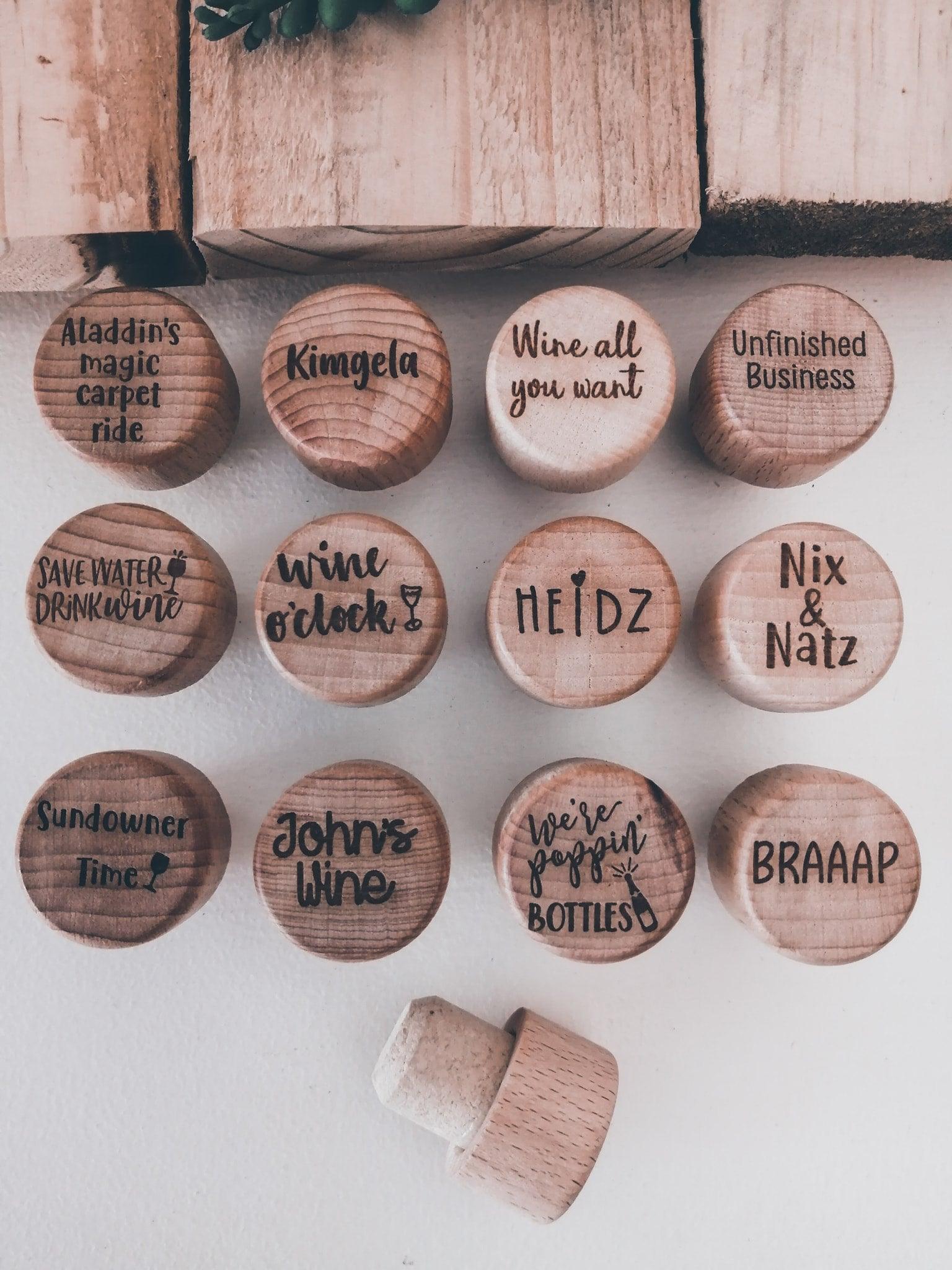 Cork Stopper - Engraved - But Why Not - Personalized Gifts