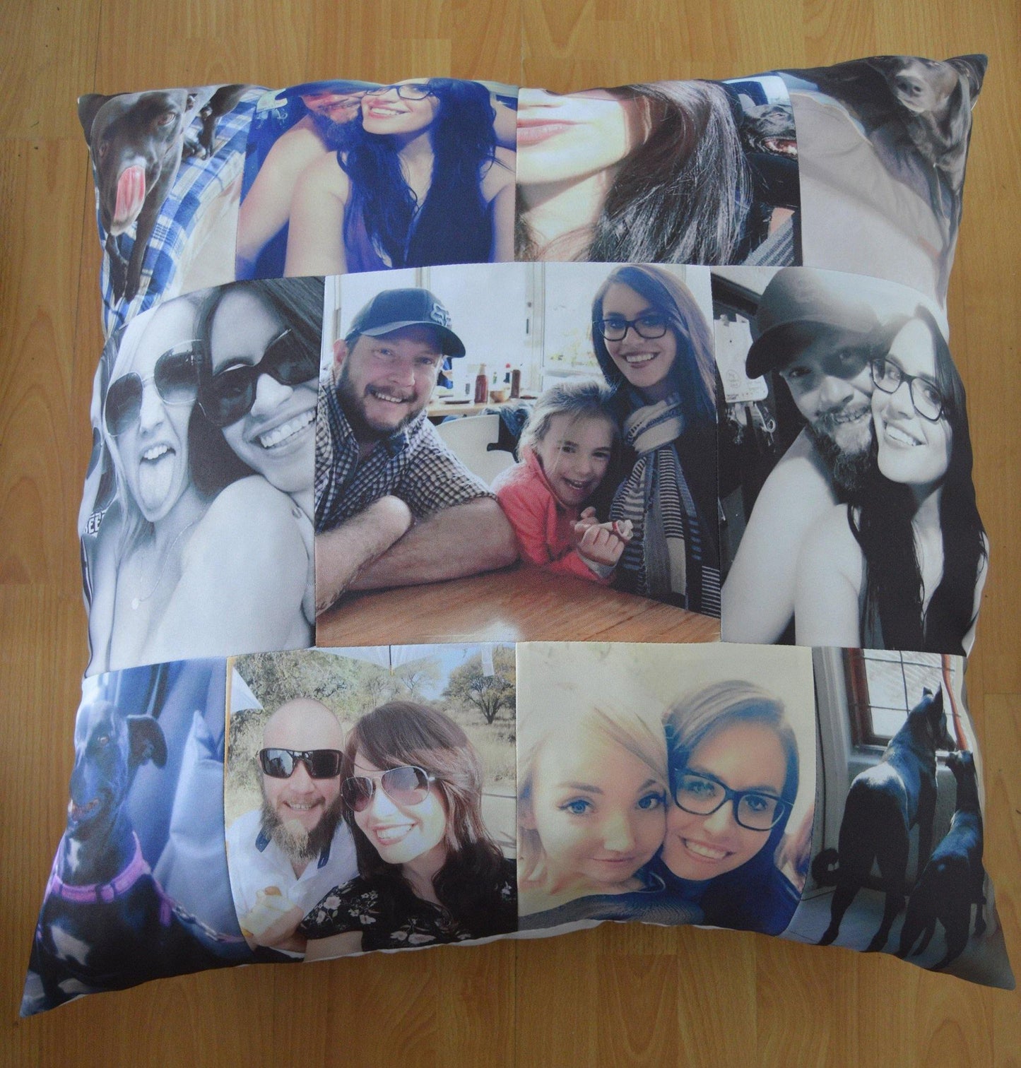 80x80cm - Continental Pillow - But Why Not - Photo Gifts