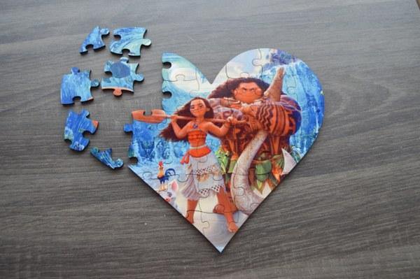 Puzzle - Wood Heart - But Why Not - Photo Gifts