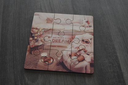 Puzzle - Wood Square - But Why Not - Photo Gifts