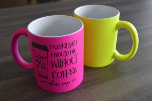 Neon Mugs - But Why Not - Photo Gifts